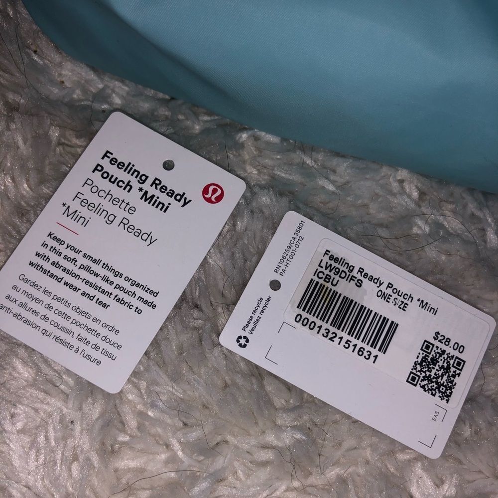 lululemon athletica Light Blue Mini Pouch - Picture 2 of 8